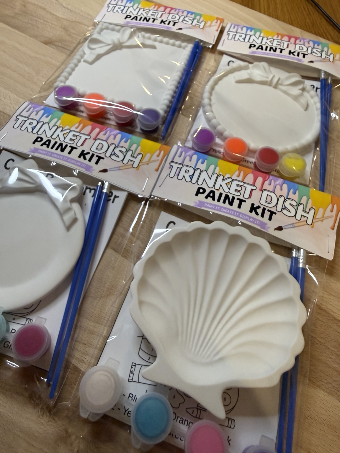 Boards & Sprinkles trinket dish paint kits